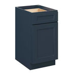 Base da Cucina 18" L x 34.5" A x 24" P con Cassetto Telaio in Compensato Chiusura Ammortizzata - Sovrapposizione Completa RTA