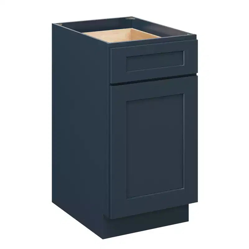 Base da Cucina 18" L x 34.5" A x 24" P con Cassetto Telaio in Compensato Chiusura Ammortizzata - Sovrapposizione Completa RTA