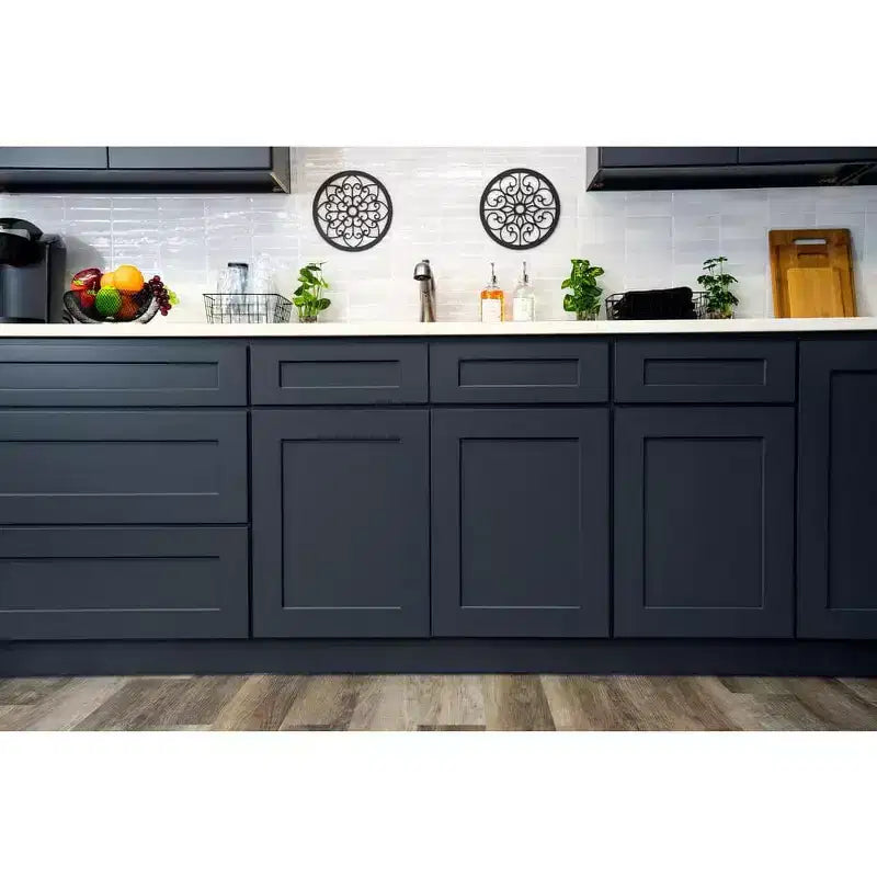 Base da Cucina 18" L x 34.5" A x 24" P con Cassetto Telaio in Compensato Chiusura Ammortizzata - Sovrapposizione Completa RTA