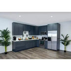 Base da Cucina 18" L x 34.5" A x 24" P con Cassetto Telaio in Compensato Chiusura Ammortizzata - Sovrapposizione Completa RTA