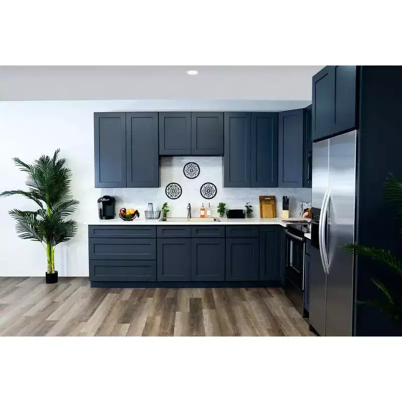 Base da Cucina 18" L x 34.5" A x 24" P con Cassetto Telaio in Compensato Chiusura Ammortizzata - Sovrapposizione Completa RTA