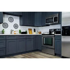 Base da Cucina 18" L x 34.5" A x 24" P con Cassetto Telaio in Compensato Chiusura Ammortizzata - Sovrapposizione Completa RTA