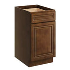Base da Cucina 18" L x 34.5" A x 24" P con Cassetto Telaio in Compensato Chiusura Ammortizzata - Sovrapposizione Completa RTA