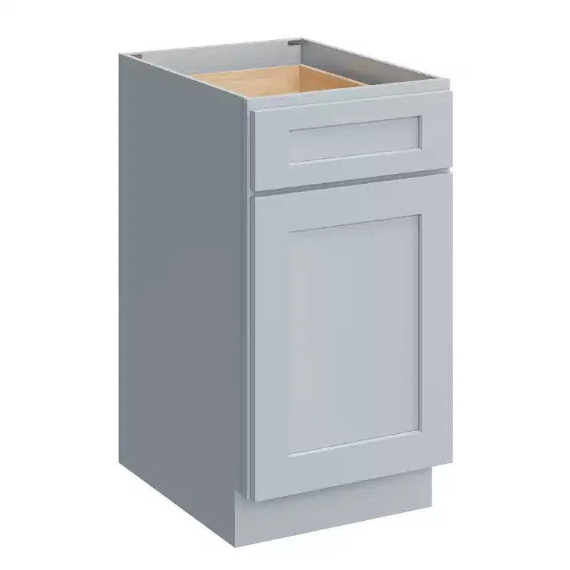 Base da Cucina 18" L x 34.5" A x 24" P con Cassetto Telaio in Compensato Chiusura Ammortizzata - Sovrapposizione Completa RTA