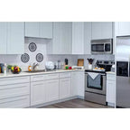 Base da Cucina 18" L x 34.5" A x 24" P con Cassetto Telaio in Compensato Chiusura Ammortizzata - Sovrapposizione Completa RTA