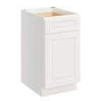 Base da Cucina 18" L x 34.5" A x 24" P con Cassetto Telaio in Compensato Chiusura Ammortizzata - Sovrapposizione Completa RTA