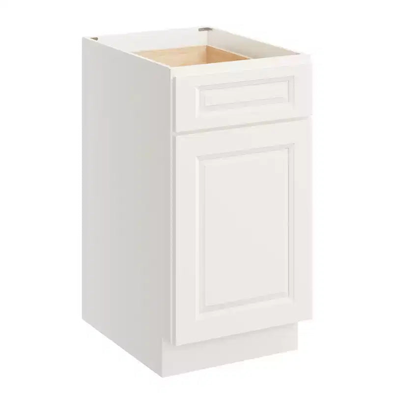 Base da Cucina 18" L x 34.5" A x 24" P con Cassetto Telaio in Compensato Chiusura Ammortizzata - Sovrapposizione Completa RTA