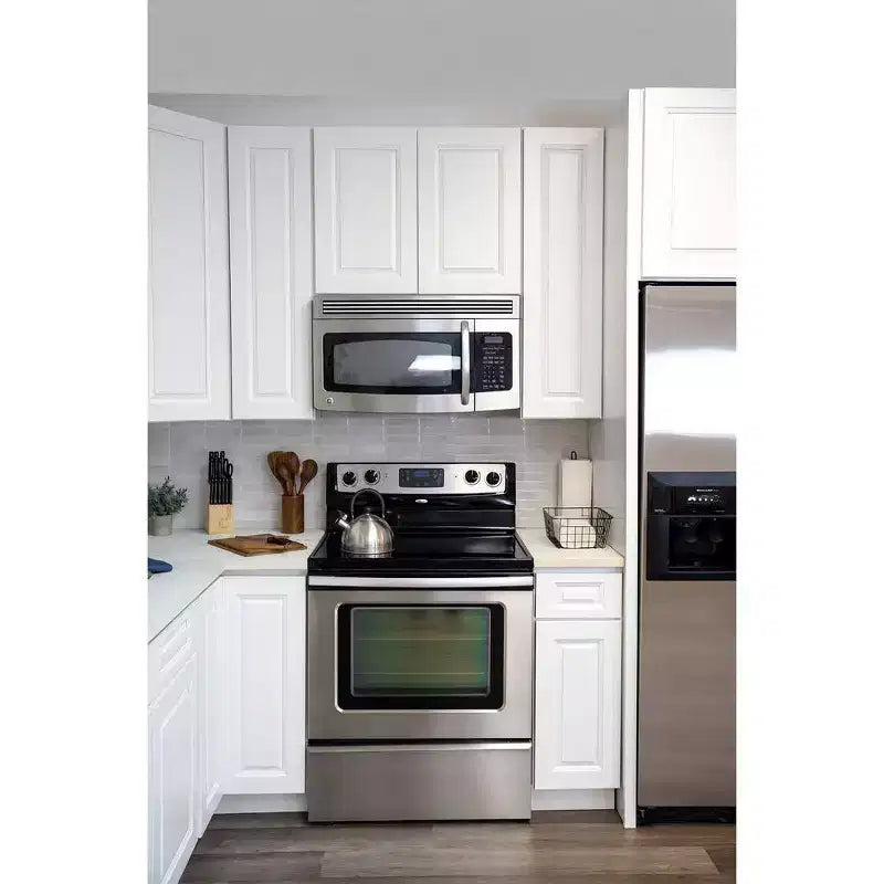 Base da Cucina 18" L x 34.5" A x 24" P con Cassetto Telaio in Compensato Chiusura Ammortizzata - Sovrapposizione Completa RTA