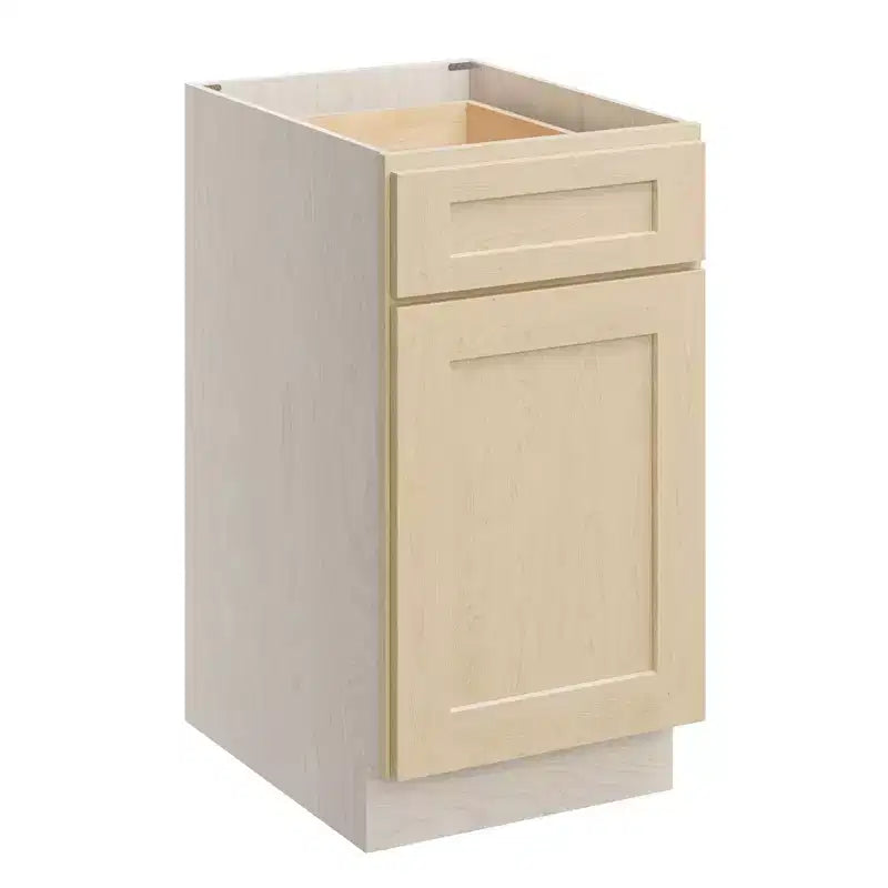 Base da Cucina 18" L x 34.5" A x 24" P con Cassetto Telaio in Compensato Chiusura Ammortizzata - Sovrapposizione Completa RTA