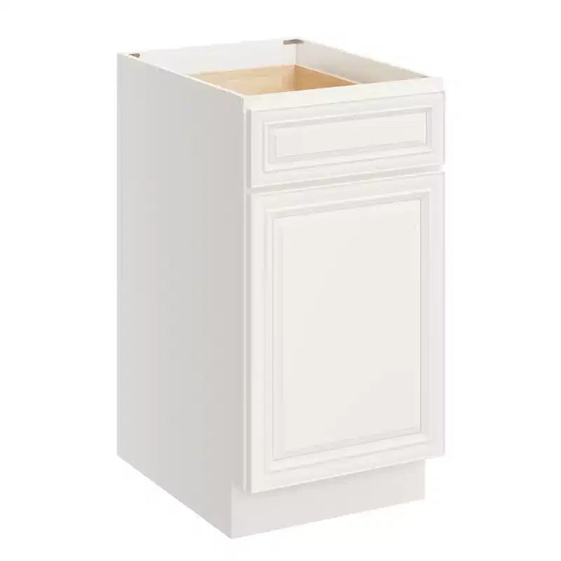 Base da Cucina 18" L x 34.5" A x 24" P con Cassetto Telaio in Compensato Chiusura Ammortizzata - Sovrapposizione Completa RTA