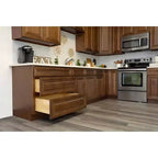 Base da Cucina 18" L x 34.5" A x 24" P con Cassetto Telaio in Compensato Chiusura Ammortizzata - Sovrapposizione Completa RTA