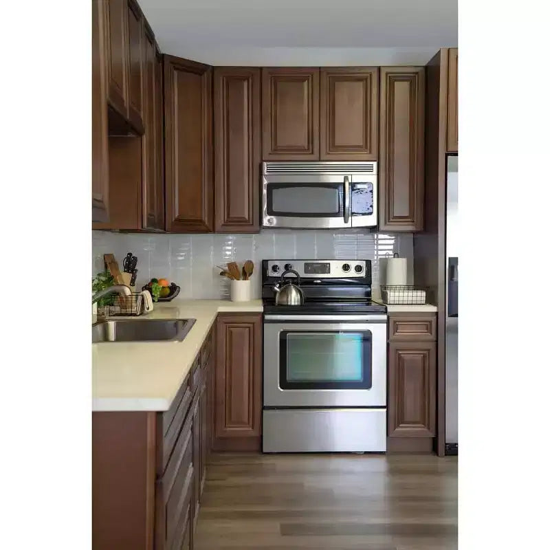 Base da Cucina 18" L x 34.5" A x 24" P con Cassetto Telaio in Compensato Chiusura Ammortizzata - Sovrapposizione Completa RTA