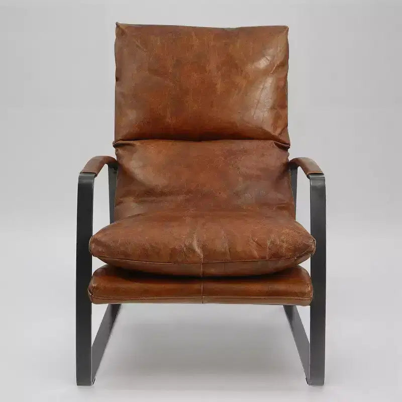 Comoda e Lussuosa Poltrona Accent in Vera Pelle