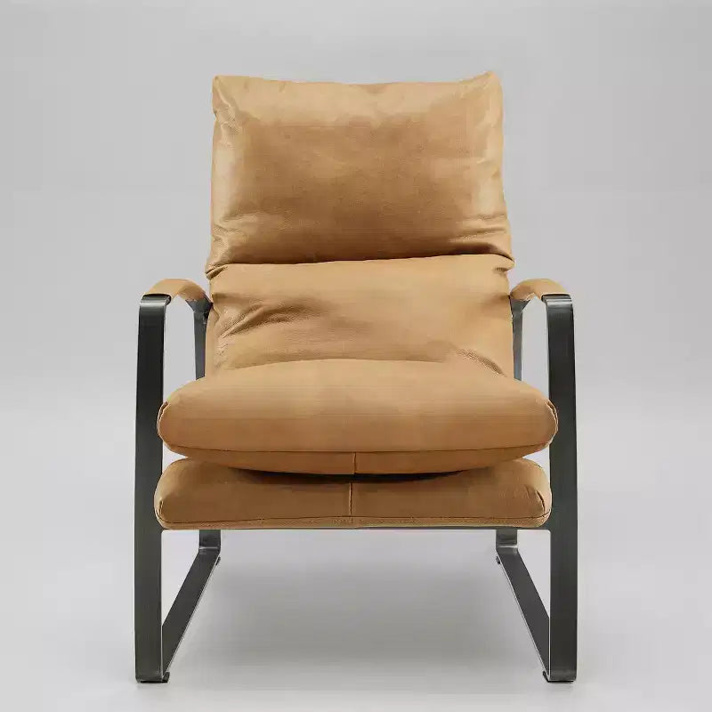 Comoda e Lussuosa Poltrona Accent in Vera Pelle