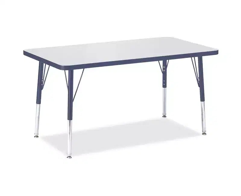 Tavolo Rettangolare Blu (24 x 36) per Asilo Nido/Scuola Materna