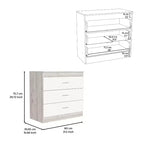 Cassettiera Verticale Moderna Minimalista a 5 Cassetti con Maniglie in Metallo e Cassetto Superiore con Serratura, Comò per Camera da Letto, Ingresso