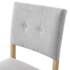 Set di 4 sedie da pranzo trapuntate Sedie imbottite Panca imbottita Panca da letto con seduta imbottita
