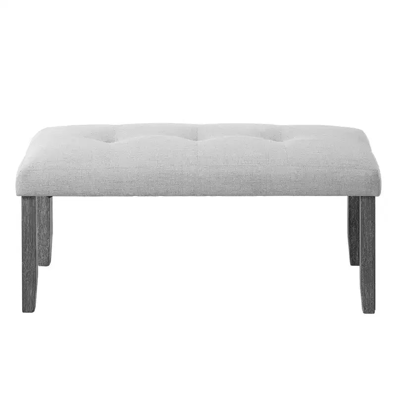 Set di 4 sedie da pranzo trapuntate Sedie imbottite Panca imbottita Panca da letto con seduta imbottita