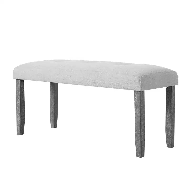 Set di 4 sedie da pranzo trapuntate Sedie imbottite Panca imbottita Panca da letto con seduta imbottita