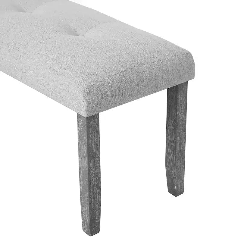 Set di 4 sedie da pranzo trapuntate Sedie imbottite Panca imbottita Panca da letto con seduta imbottita
